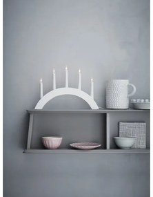 Markslöjd 704469 - Candelabro di Natale ATLE 5xE10/3W/230V bianco