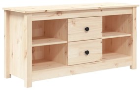 Mobile porta tv 103x36,5x52 cm in legno massello di pino