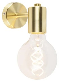 Lampada da parete Art Déco dorata con lampadina WiFi G95 inclusa - Facil