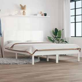 Giroletto Bianco in Legno Massello 135x190 cm Double