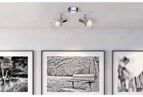 Globo 54802-2 - Faretto XARA I 2xE14/40W/230V