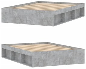 Giroletto grigio cemento 135x190 cm double