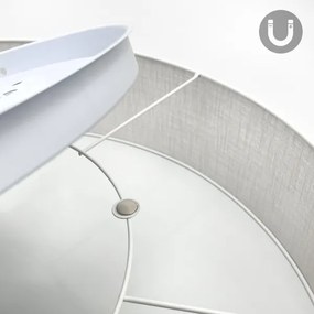 Brilagi - Plafoniera LED SIRIJA 4xE27/60W/230V Ø 60 cm bianco