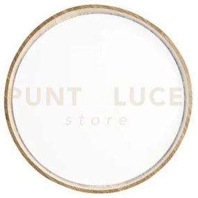 Plafoniera led madera effettolegno 36w 6000lm cct 3000k 4000k  6500...