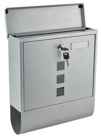 Cassetta postale 34x30,7 cm, argento