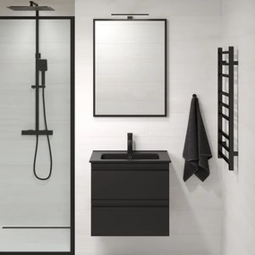 BATH DELUXE 01-060-05-02-00 - Specchio da bagno BORGSTED 60x80 cm nero