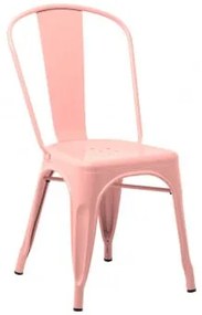 Confezione da 4 sedie impilabili LIX Rosa Quarzo - Sklum