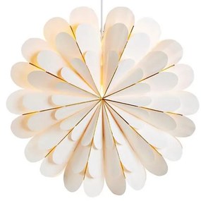 Markslöjd 705306 - Decorazione di Natale MARIGOLD 1xE14/25W/230V 45 cm bianco