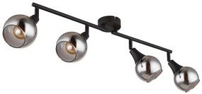 Globo 57904-4 - Faretto GLYPTAR 4xE14/40W/230V nero