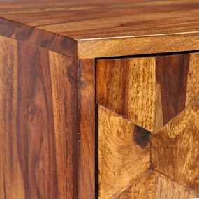 Mobile porta tv in legno massello di sheesham 140x30x40 cm