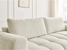 Divano beige allungabile e con contenitore 251 cm Fuji – Bobochic Paris