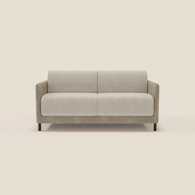 Narciso divano letto desing con materasso H18 cm bicolore con struttura in microfibra smacchiabile e imbottiture in elegante tessuto impermeabile T06