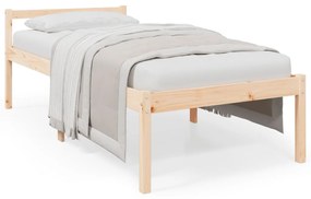 Letto per anziani 100x200 cm in legno massello di pino