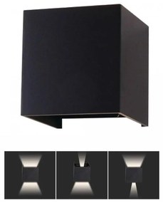 Applique LED da esterno LED/5W/230V 3000K IP65 nero