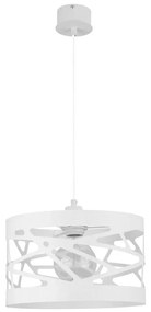 Lampadario su filo MODUL FREZ 1xE27/60W/230V d. 30 cm bianco