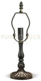 Base per lampada da tavolo in zama h.40 1 luce attacco e27 max.60 p...