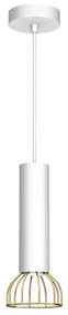 Lampadario su corda DANTE 1xGU10/25W/230V bianco/oro