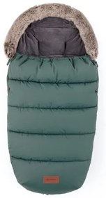 PETITE&MARS - SET Sacco nanna per bambini 4 in 1 COMFY + muffole per passeggino FURRY Khaki