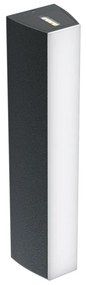 Applique Bidirezionale Nera 12W CCT, IP65 da esterno - Serie FILO Colore Bianco Variabile CCT