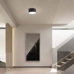 Brilagi - Plafoniera LED da soffitto per bagno FORIS LED/14W/230V Ø 12 cm nera IP44