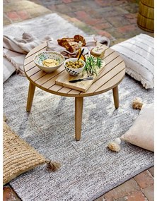 Tavolino da salotto rotondo di colore naturale in acacia massiccia ø 64 cm Sorrento – Bloomingville