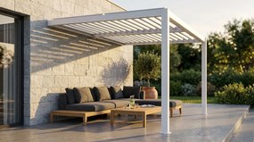 Pergola bioclimatica addossata 3 x 2,5 m