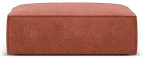 Poggiapiedi rosso Vanda - Mazzini Sofas