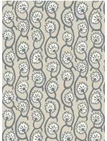 Josephine Munsey Carta da parati Geranium Stripe - Bude Blue/ Clarke White/ Edge Sand