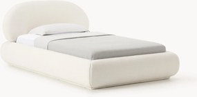 Letto imbottito singolo in teddy Alba