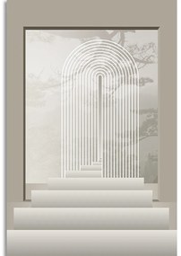 Stampa su tela – Scale verso il paradiso Mid-Century