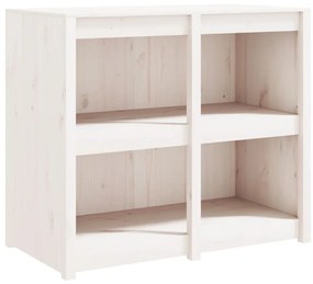 Mobile da cucina da esterno bianco 106x55x92 cm legno massello di pino