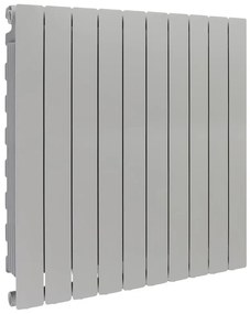 Radiatore acqua calda PRODIGE MODERN in alluminio, 10 elementi, interasse 800 mm, silver