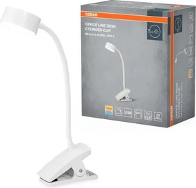 Osram - Lampada da tavolo LED dimmerabile con clip OFFICE LINE LED/4,8W/230V bianca