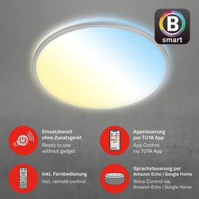 Briloner 3065-014 - Plafoniera LED dimmerabile IVY 42W/230V Wi‑Fi Tuya Ø49 cm + telecomando
