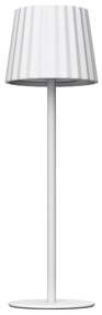 Lampada da Tavolo Ricaricabile 2.2W IP54 CCT Dimmerabile - Bianco Rigato