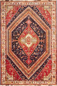 Gashghai Tappeto 270x180 Blu (Iran) Annodato A Mano