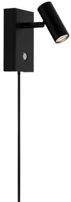 Nordlux - Faretto da parete dimmerabile OMARI LED/3,2W/230V nero