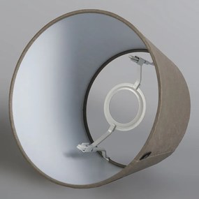 Paralume in lino color tortora 25/16