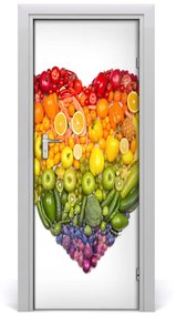 Rivestimento Per Porta Cuore di frutta 75x205 cm