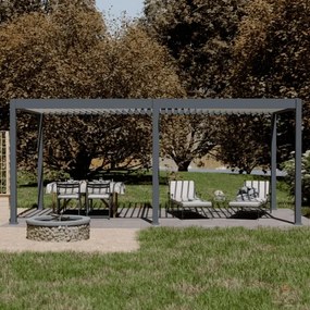 Pergola bioclimatica motorizzata Ombréa autoportante 3x6M (vari colori)