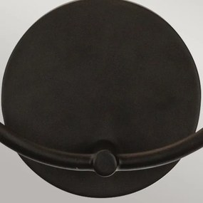 Alora Mood ALM-SYLVIA-2WB-BK-CL - Applique SYLVIA 2xE14/40W/230V nero