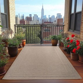 Tappeto da interno ed esterno beige 200x290 cm Desert 1304 – Ayyildiz Carpets