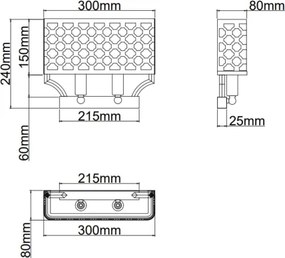 Open Design OR84603 - Applique VERNO 2xE14/12W/230V ottone