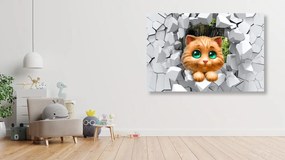 Quadro su tela – Gattino adorabile