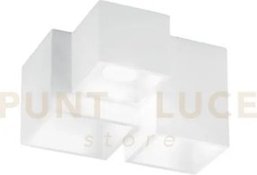 Plafoniera-faretto foster bianca 3 luci attacco gu10 24x23x15cm in ...