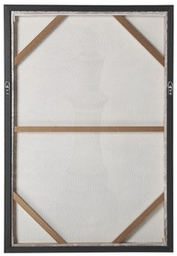 Quadro su tela con cornice grigio 63 x 93 cm BUDRIO Beliani