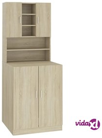 vidaXL Mobile per Lavatrice Rovere Sonoma