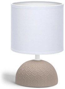 Aigostar - Lampada da tavolo 1xE14/40W/230V marrone/bianco