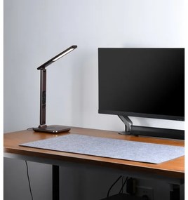 Brilagi - Lampada LED dimmerabile con ricarica wireless REGINA LED/8,5W/230V marrone