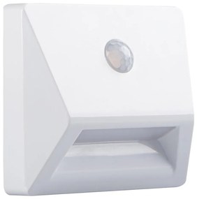 Kanlux 37392 - LED Lampada da incasso con sensore LED/0,3W/3xAAA IP54 bianco